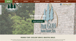 Desktop Screenshot of pineglendental.com